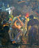 �lskizze Badestube, um 1880